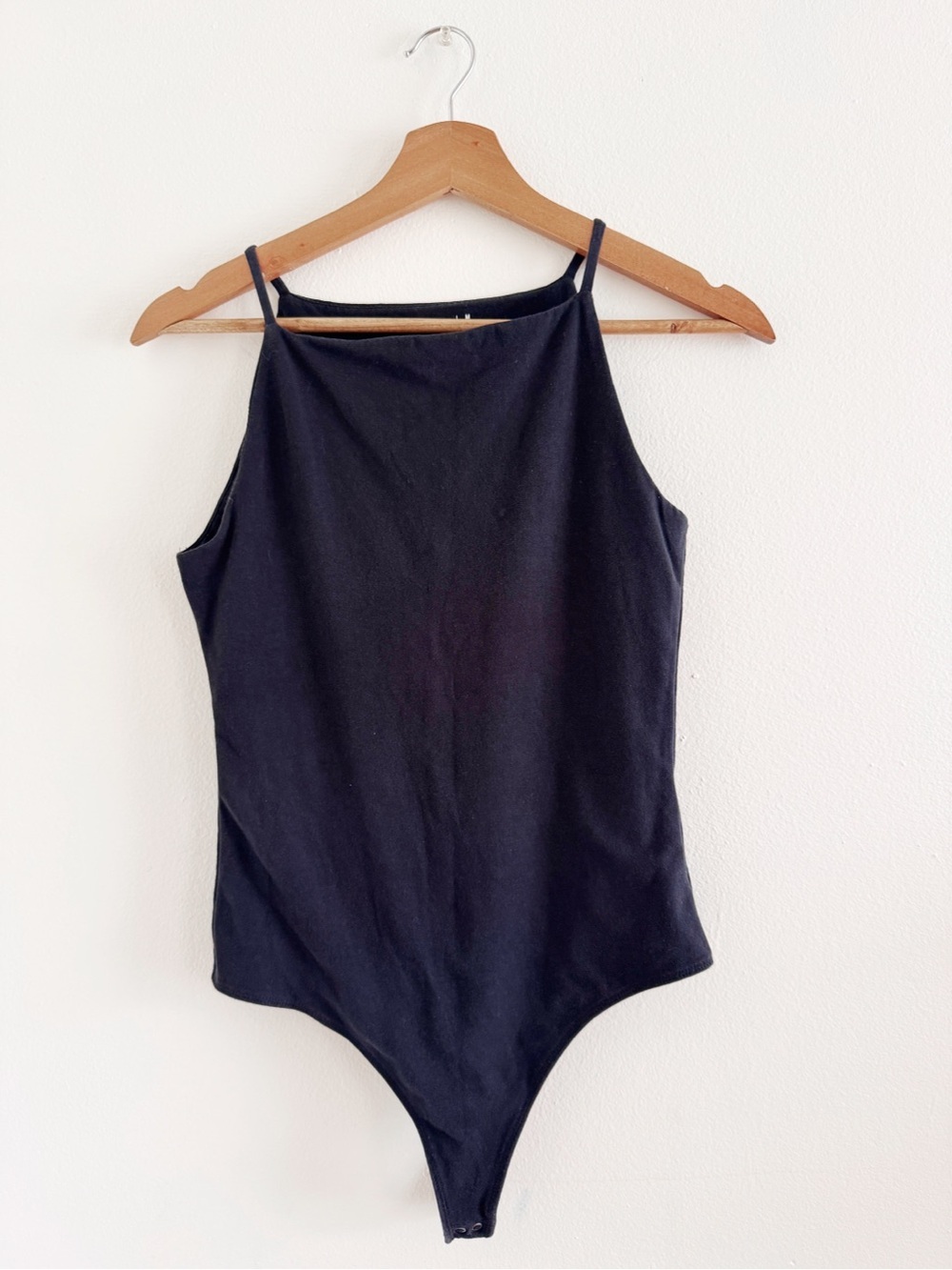 Abercrombie & Fitch Classic Black Strappy Bodysuit Medium